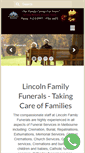 Mobile Screenshot of lincolnfamilyfunerals.com.au